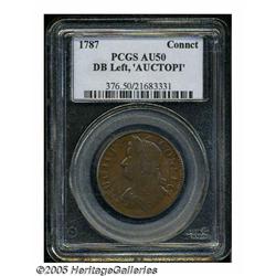 1787 COPPER Connecticut Copper, AUCTOPI, ET IIB A