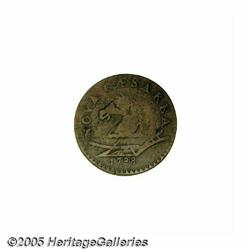 1788 COPPER New Jersey Copper, Head Left Fine 15 