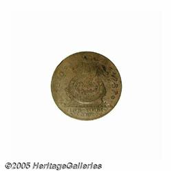 1787 1C Fugio Cent, STATES UNITED, Cinquefoils MS