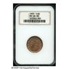 Image 1 : 1855 1/2 C MS64 Red NGC. B-1, C-1, R.1. Nicely st
