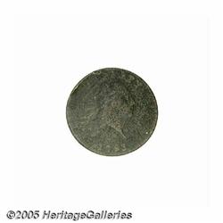 1793 Chain 1C AMERICA VF Details, Corroded, Rim D