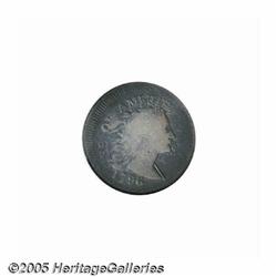 1796 1C Liberty Cap--Flipover Double Strike--Good