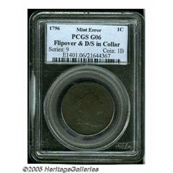 1796 Liberty Cap 1C --Flipover Double Struck in C