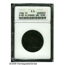 1796 1C Liberty Cap--Flipover Double Strike--Good