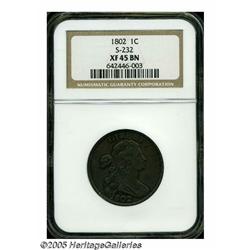 1802 1C XF45 NGC. S-232, R.1. Nice, deep brown ex