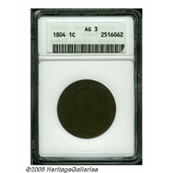 1804 1C AG3 ANACS. S-266, R.2. Die State C, heavy
