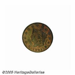 1821 1C MS63 Brown NGC. N-2, R.1. The 1821 is a b
