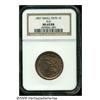 Image 1 : 1857 1C Small Date MS65 Red and Brown NGC. N-4, R