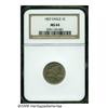 Image 1 : 1857 1C MS64 NGC. The strike is above average for