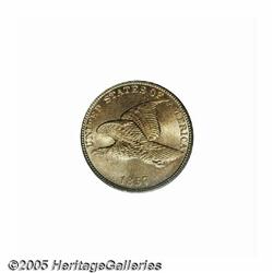 1857 1C MS65 PCGS. Far better struck than the typ