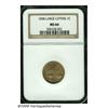 Image 3 : 1858 1C Large Letters MS66 NGC. High leaves, clos