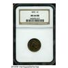Image 1 : 1872 1C MS64 Red and Brown NGC. Appealing violet-