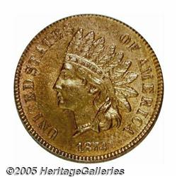 1873 1C Closed 3 MS64 Red and Brown PCGS. FS-009.