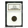 Image 3 : 1877 1C MS65 Red and Brown NGC. Shallow N in ONE.