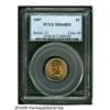 Image 1 : 1897 1C MS66 Red PCGS. Highly lustrous with coppe