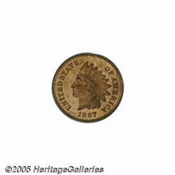 1867 1C PR65 Red PCGS. Even though 625 proofs wer