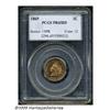 Image 3 : 1869 1C PR65 Red PCGS. Highly reflective surfaces