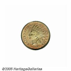 1872 1C PR65 Red PCGS. This exactingly struck Gem