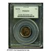 Image 3 : 1873 1C Closed 3 PR65 Red PCGS. Glassy orange-tan