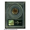 Image 4 : 1873 1C Closed 3 PR65 Red PCGS. Glassy orange-tan