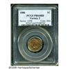 Image 3 : 1886 1C Type Two PR64 Red PCGS. A hub change in 1