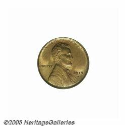 1915-S 1C MS65 Red PCGS. A scarcity at all levels