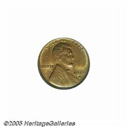 1917-D 1C MS65 Red PCGS. Subtle reddish-gold and 