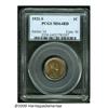 Image 1 : 1921-S 1C MS64 Red PCGS. Variegated brassy-gold p