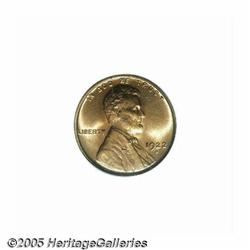 1922-D 1C MS65 Red PCGS. Well struck and fully lu