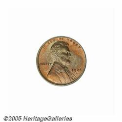 1924-S 1C MS64 Red PCGS. Well struck with lovely 