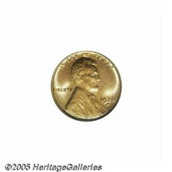 1928-D 1C MS66 Red PCGS. The 1928-D is scarce wit