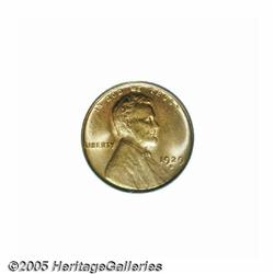 1929-D 1C MS66 Red PCGS. Predominantly red-orange