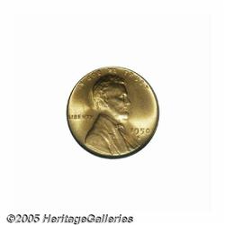 1950-S 1C MS67 Red PCGS. A lustrous and nearly pr