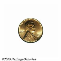 1955-D 1C MS67 Red PCGS. This issue boasts an imp