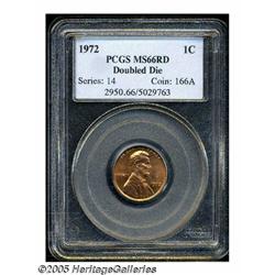 1972/72 1C Doubled Die MS66 Red PCGS. FS-033.3. D