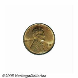 1911 1C PR66 Red PCGS. The pristine surfaces are 