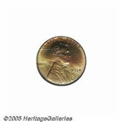 1914 1C PR66 Red PCGS. Gold and orange-red colors