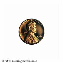 1961 1C PR69 Deep Cameo PCGS. Fully struck with i
