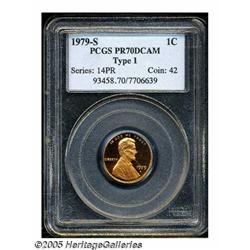 1979-S 1C Type One PR70 Deep Cameo PCGS. The Type