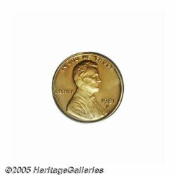 1981-S 1C Type One PR70 Red Deep Cameo PCGS. A ne