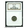 Image 3 : 1867 3CN MS66 NGC. One might think that an issue 