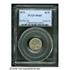 Image 1 : 1872 3CN MS65 PCGS. Attractive Gem example with s