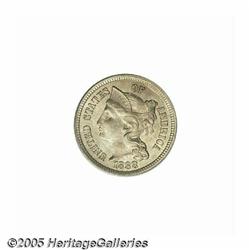 1888 3CN MS67 PCGS. A luminous, well struck Super