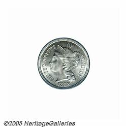 1888 3CN MS67 PCGS. The 1888 is another low minta