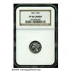 Image 3 : 1867 3CN PR66 Cameo NGC. Nicely contrasted with b