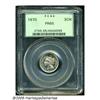 Image 1 : 1870 3CN PR65 PCGS. An attractive Gem proof, with