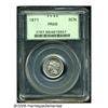 Image 1 : 1871 3CN PR66 PCGS. Bright nickel-gray surfaces e