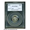 Image 1 : 1871 3CN PR66 PCGS. Speckles of light gold color 