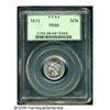 Image 1 : 1872 3CN PR66 PCGS. A shimmering proof, with silk