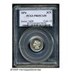Image 1 : 1876 3CN PR65 Cameo PCGS. Lovely cameo example wi